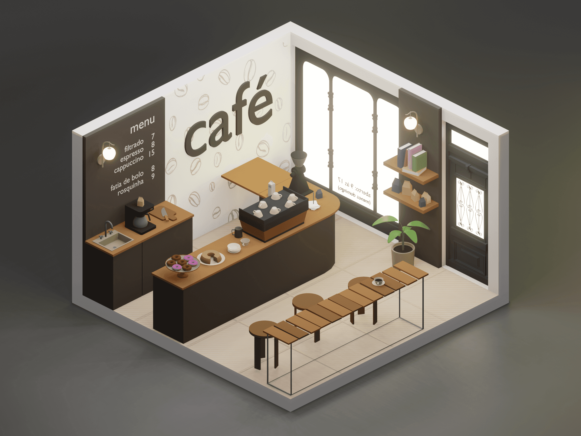 isometric coffee shop blog thumbnail