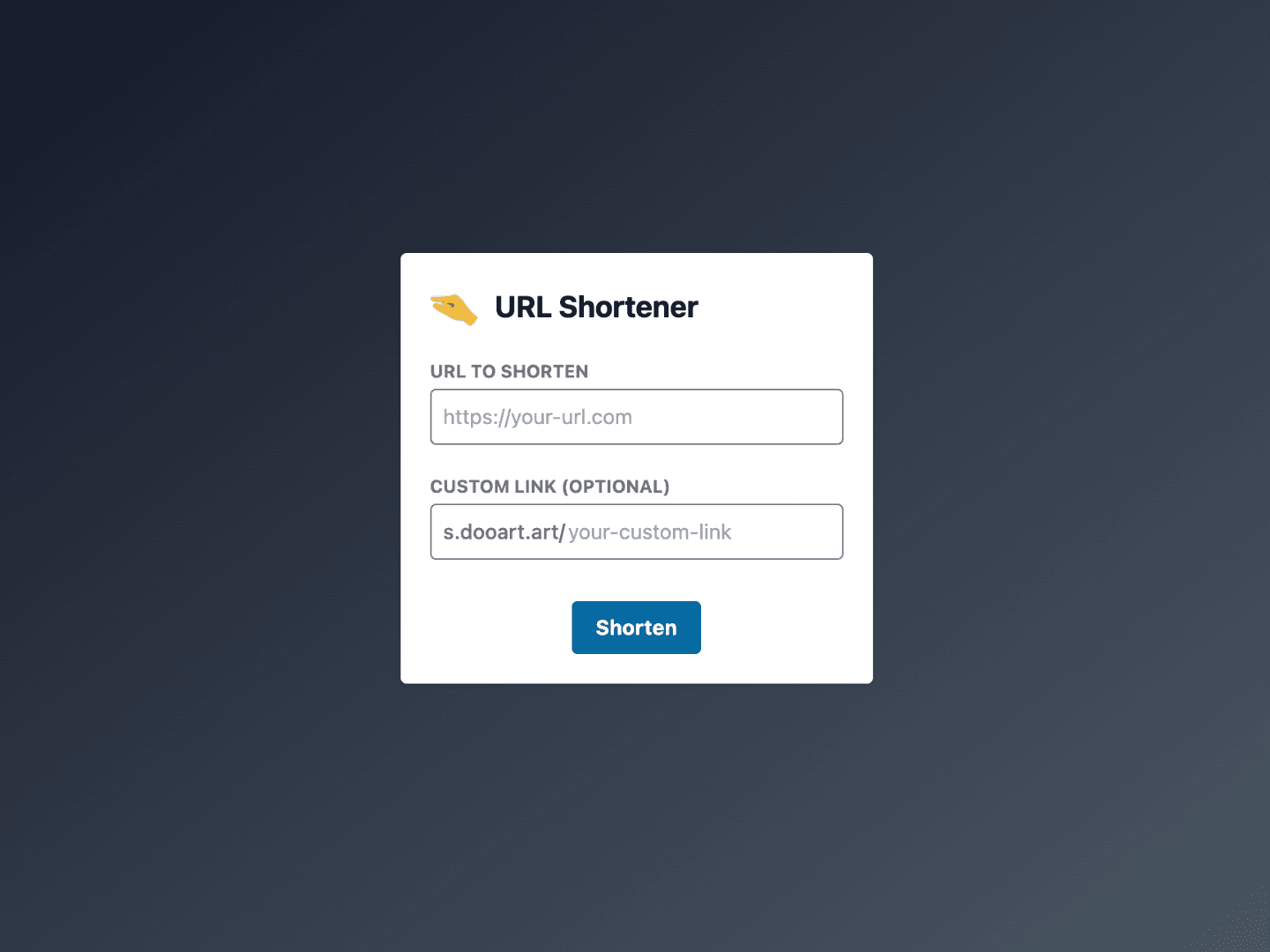 url shortener with redis